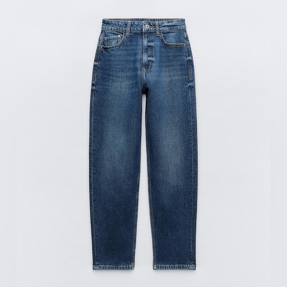 BLOGGERS FAVORITE NWT Zara Z1975 Mom Fit Jeans Size 29/US 8 - Picture 1 of 3